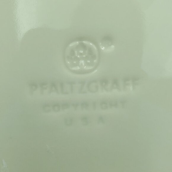 Pfaltzgraff Canyon Ridge Oval Serving Bowl Tan Pedestal Vegetable Serving Bowl - Picture 5 of 8